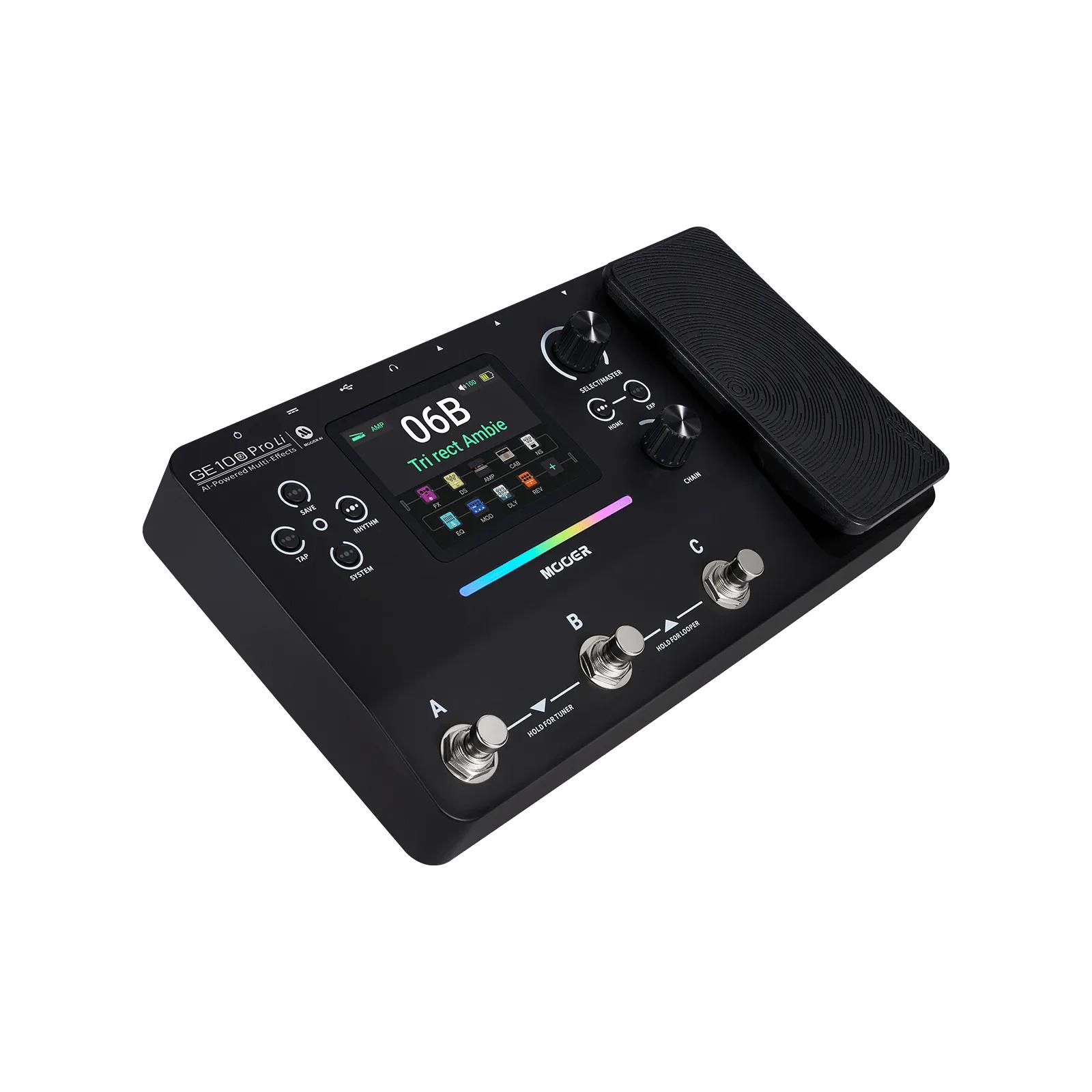 Mooer GE100 Pro Modelling & Multi-FX Guitar Pedal With Battery